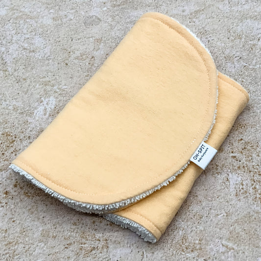 Apricot Sorbet Soft Pastel Burp Cloths