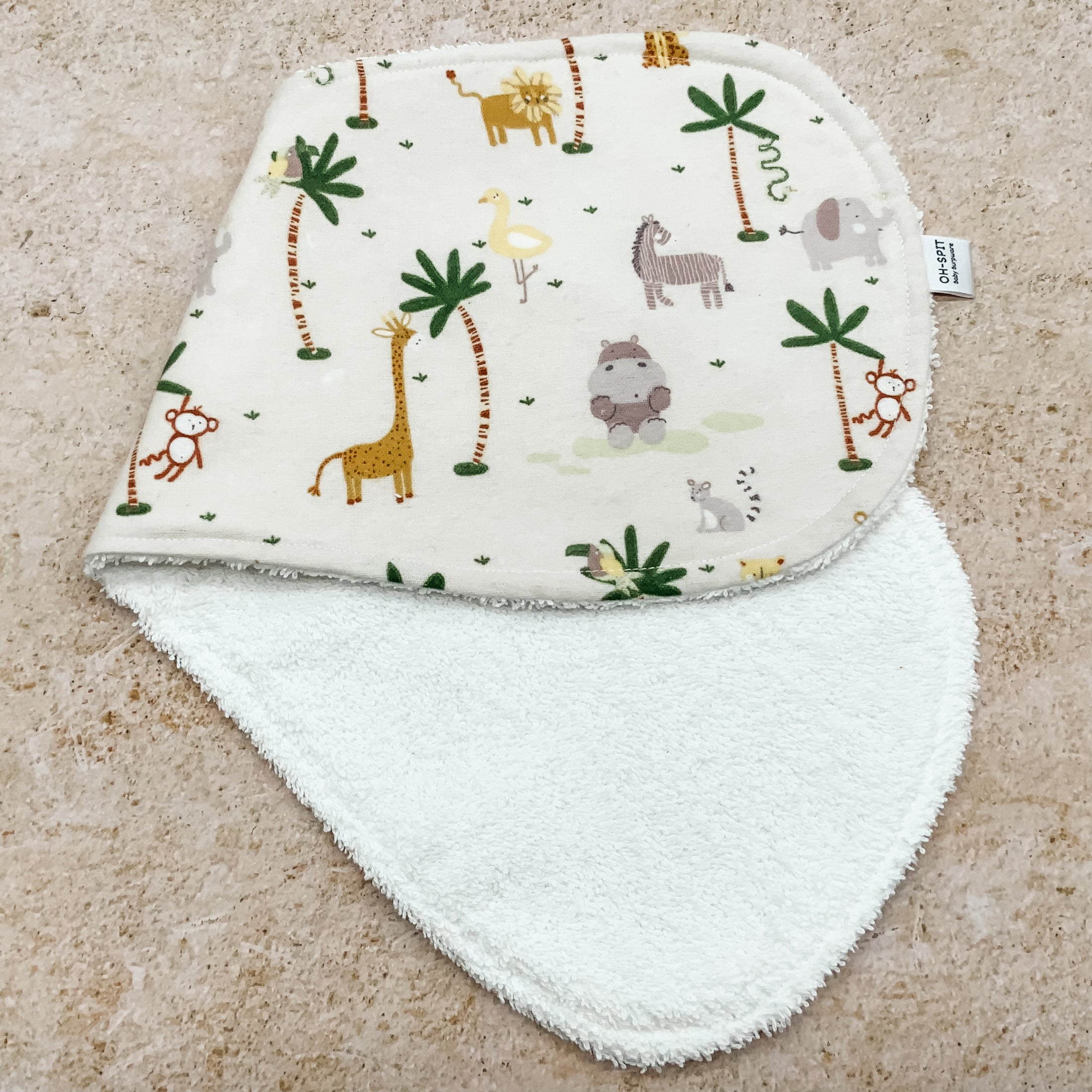 Safari Animals Burp Cloths