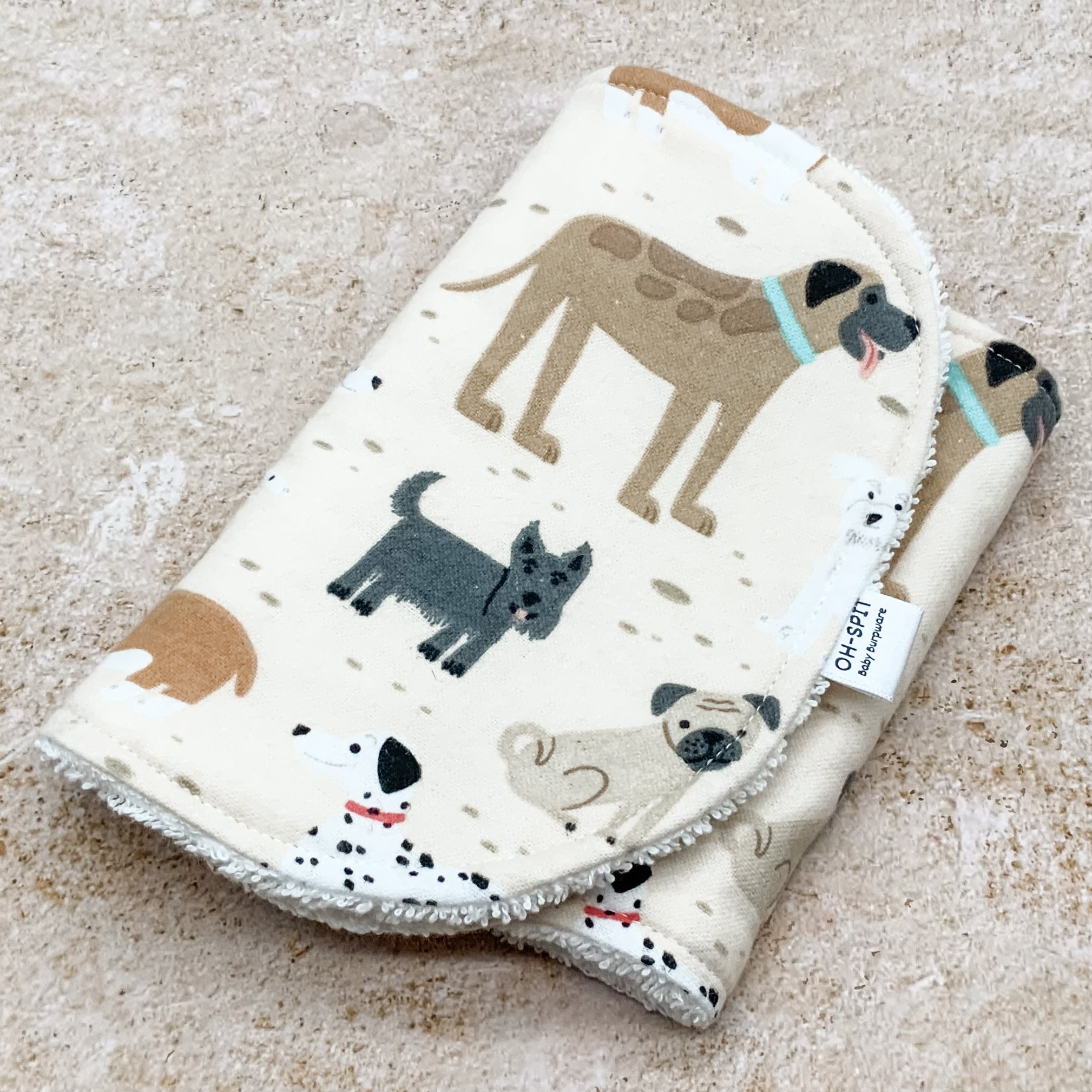Puppy Parade Burp Cloths