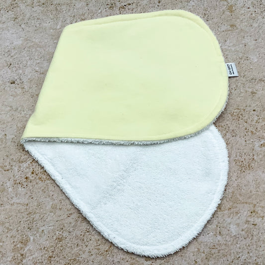 Pastel Yellow Soft Pastel Burp Cloths