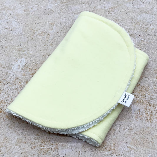 Pastel Yellow Soft Pastel Burp Cloths