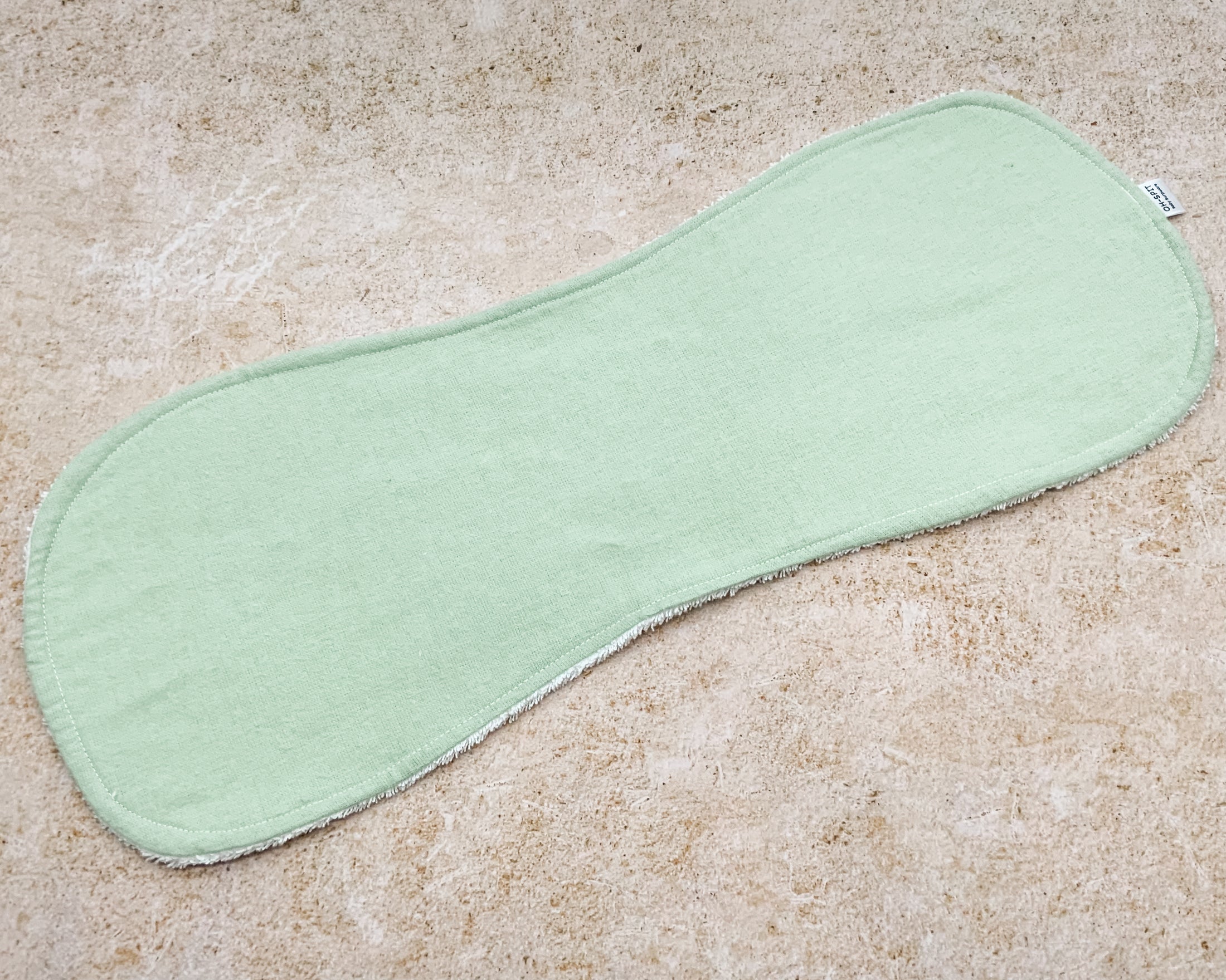 Avocado Green Soft Pastel Burp Cloths
