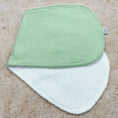 Load image into Gallery viewer, Avocado Green Soft Pastel Burp Cloths
