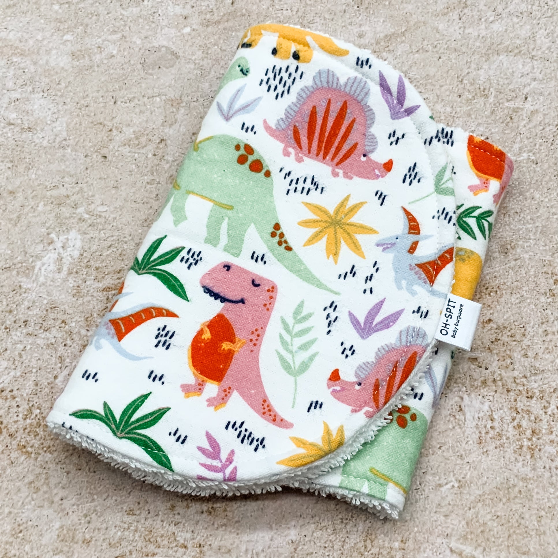 Dino-mite Burp Cloths