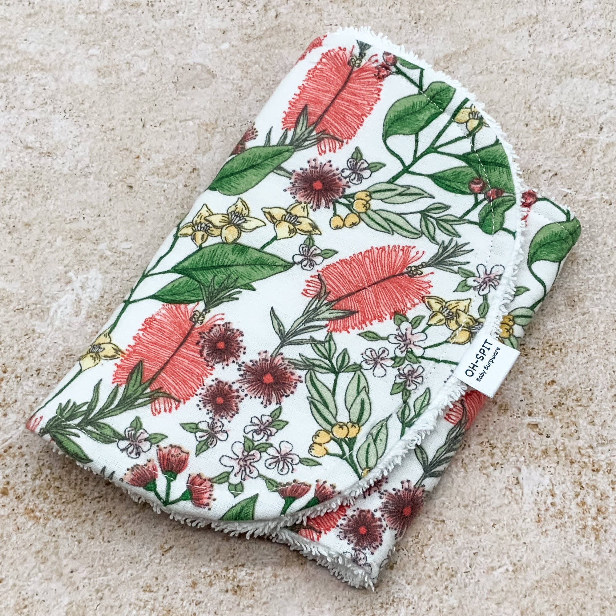 Australian Wattles Burp Cloths