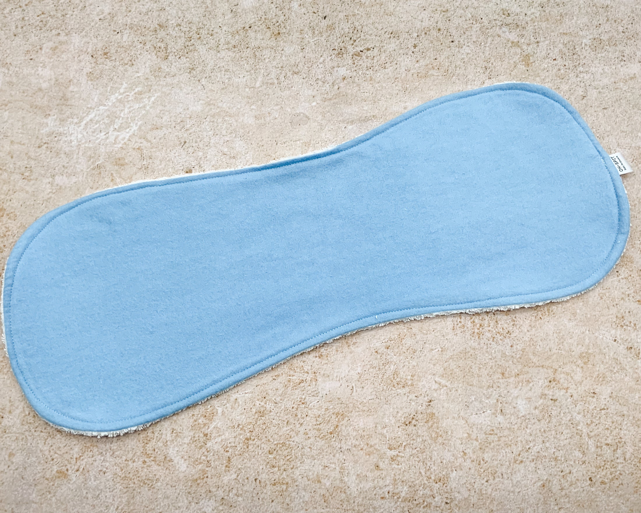 Sky Blue Soft Pastel Burp Cloths