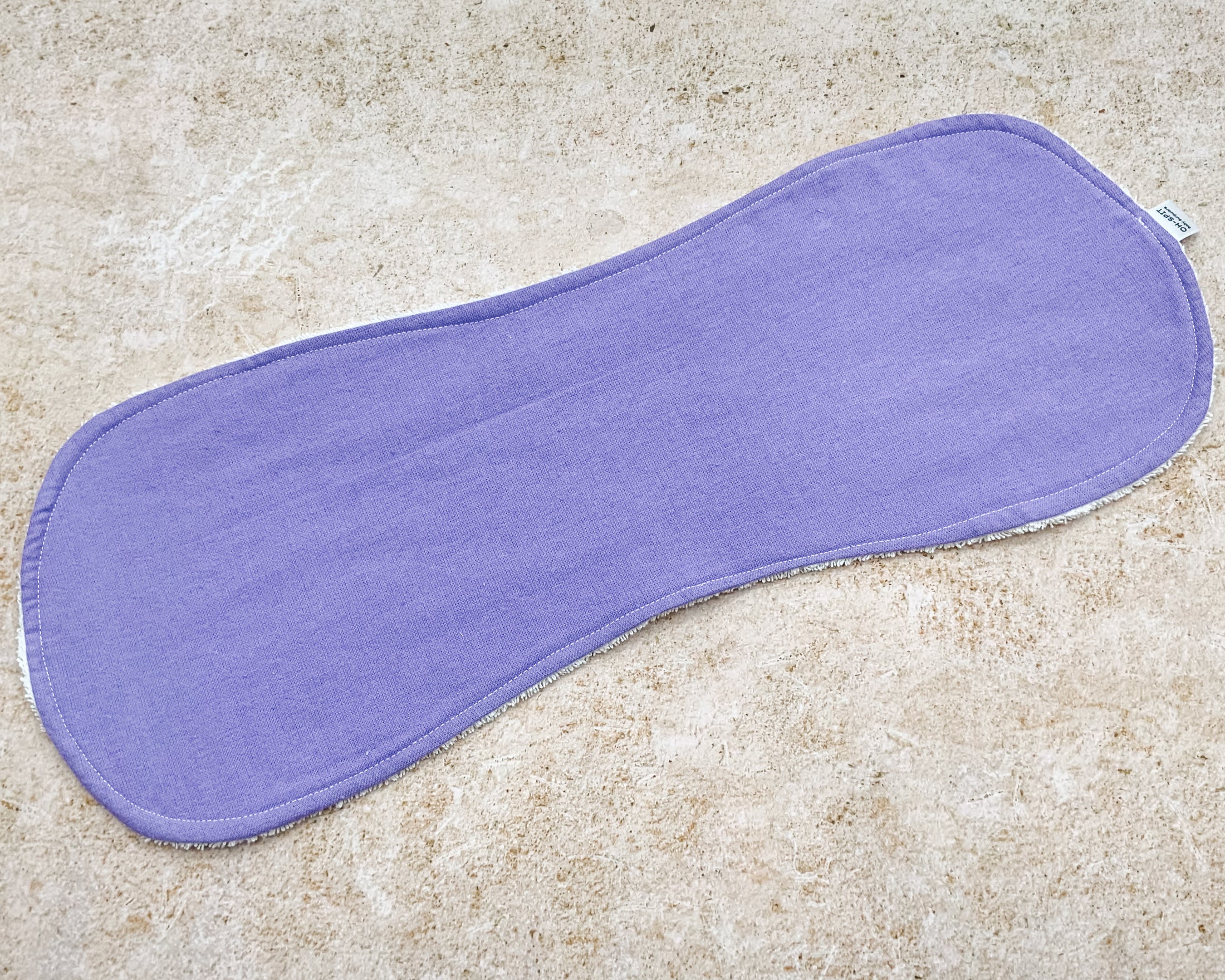 Aubergine Purple Burp Cloths