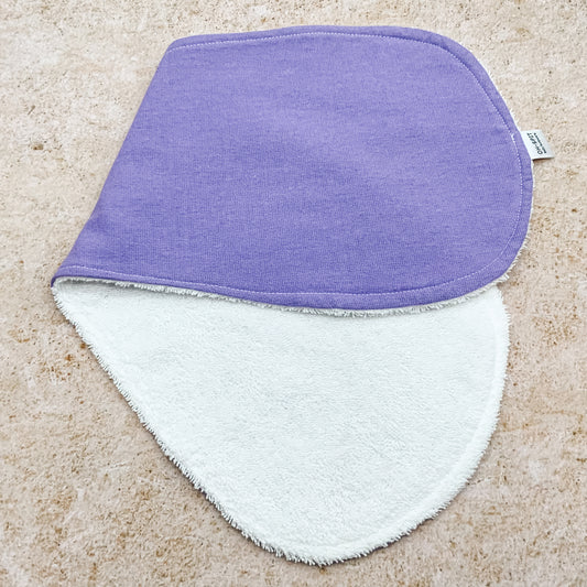 Aubergine Purple Burp Cloths
