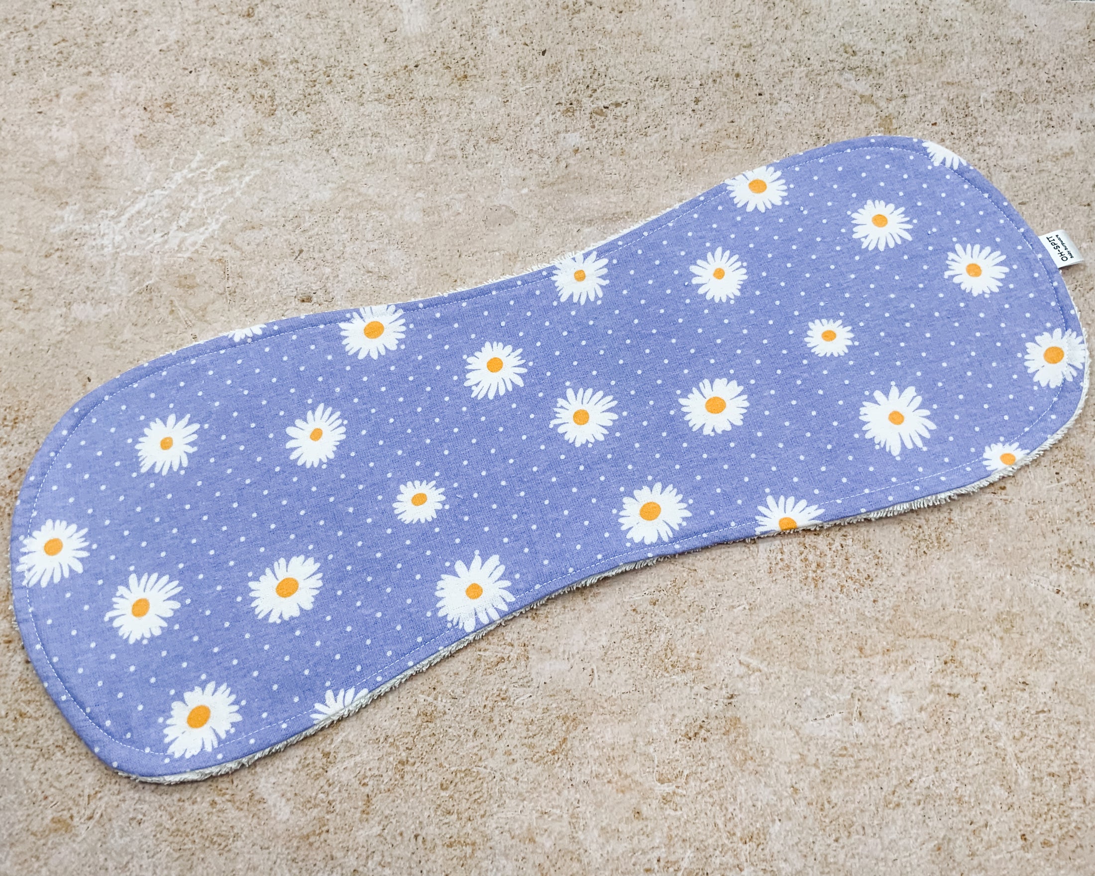 Purple Daisies Burp Cloths