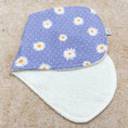Load image into Gallery viewer, Purple Daisies Burp Cloths
