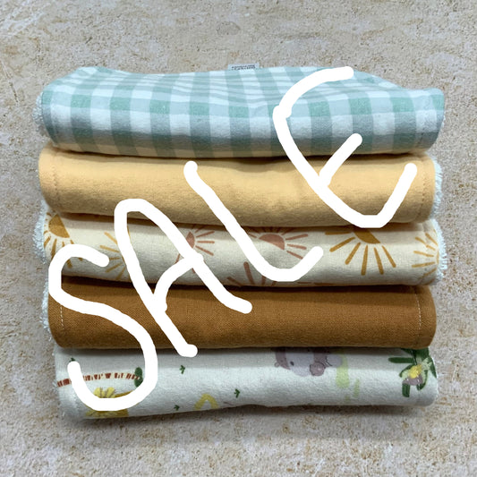 SALE - Mini Burp Cloths