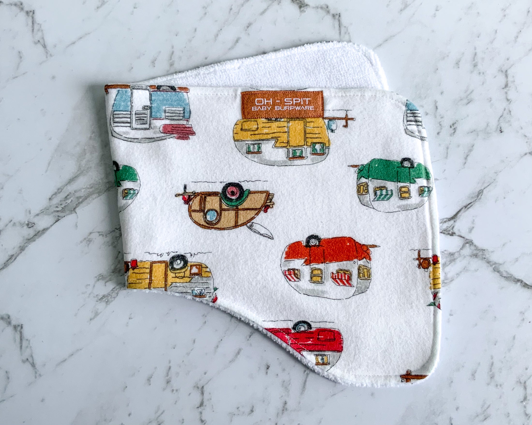 SALE - Velour Towelling Burp Cloths