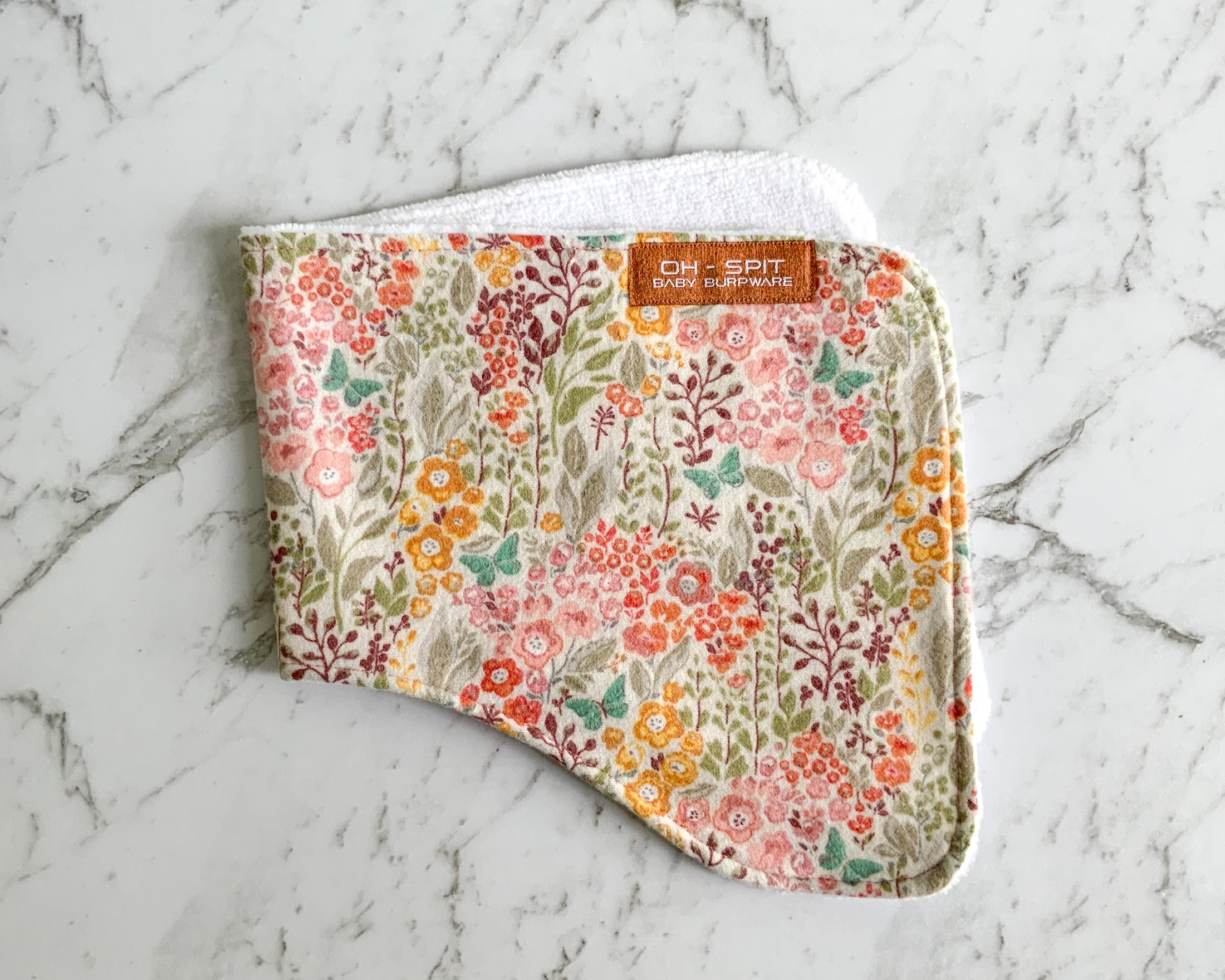 SALE - Velour Towelling Burp Cloths