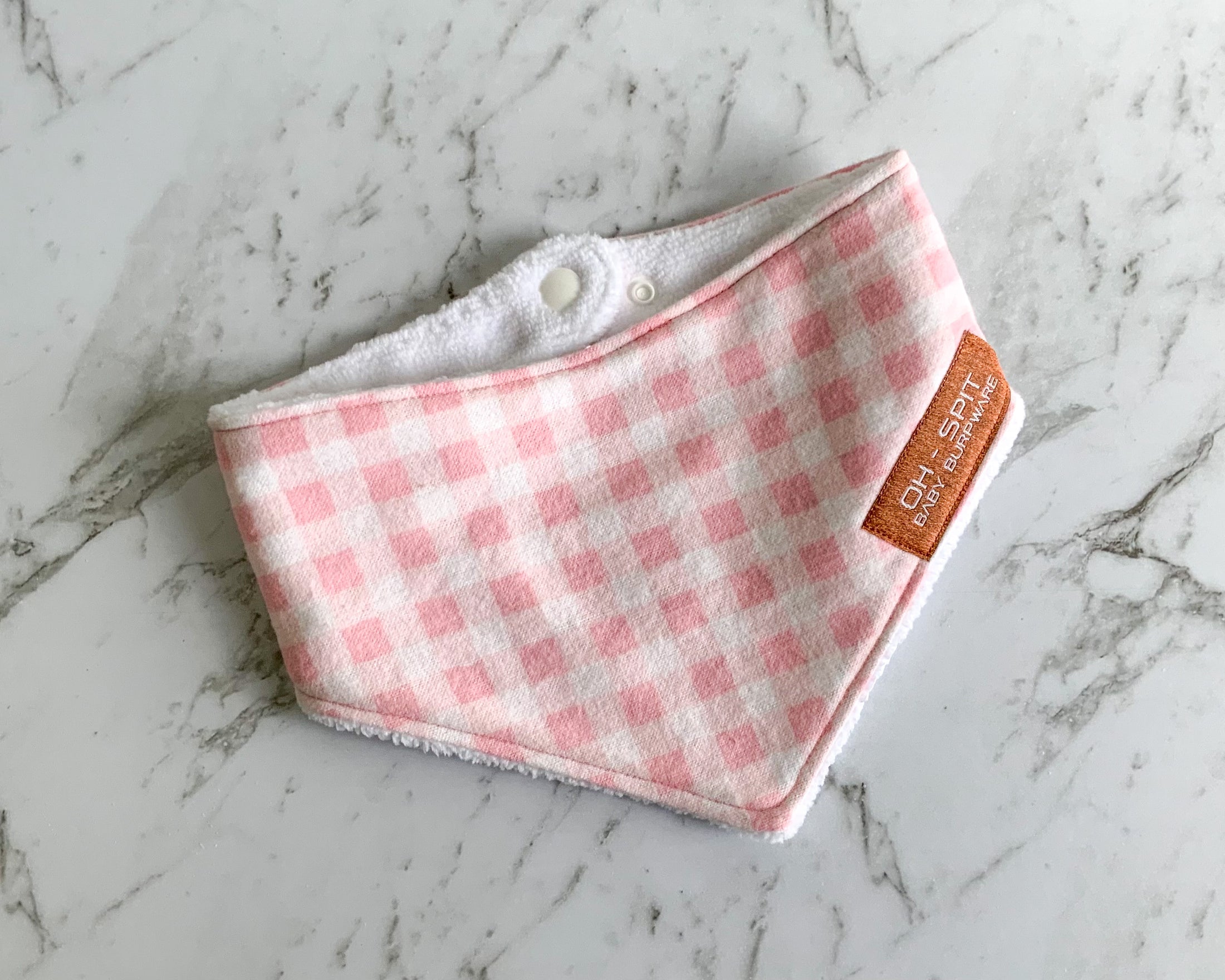 SALE - Velour Towelling Bandana Bib