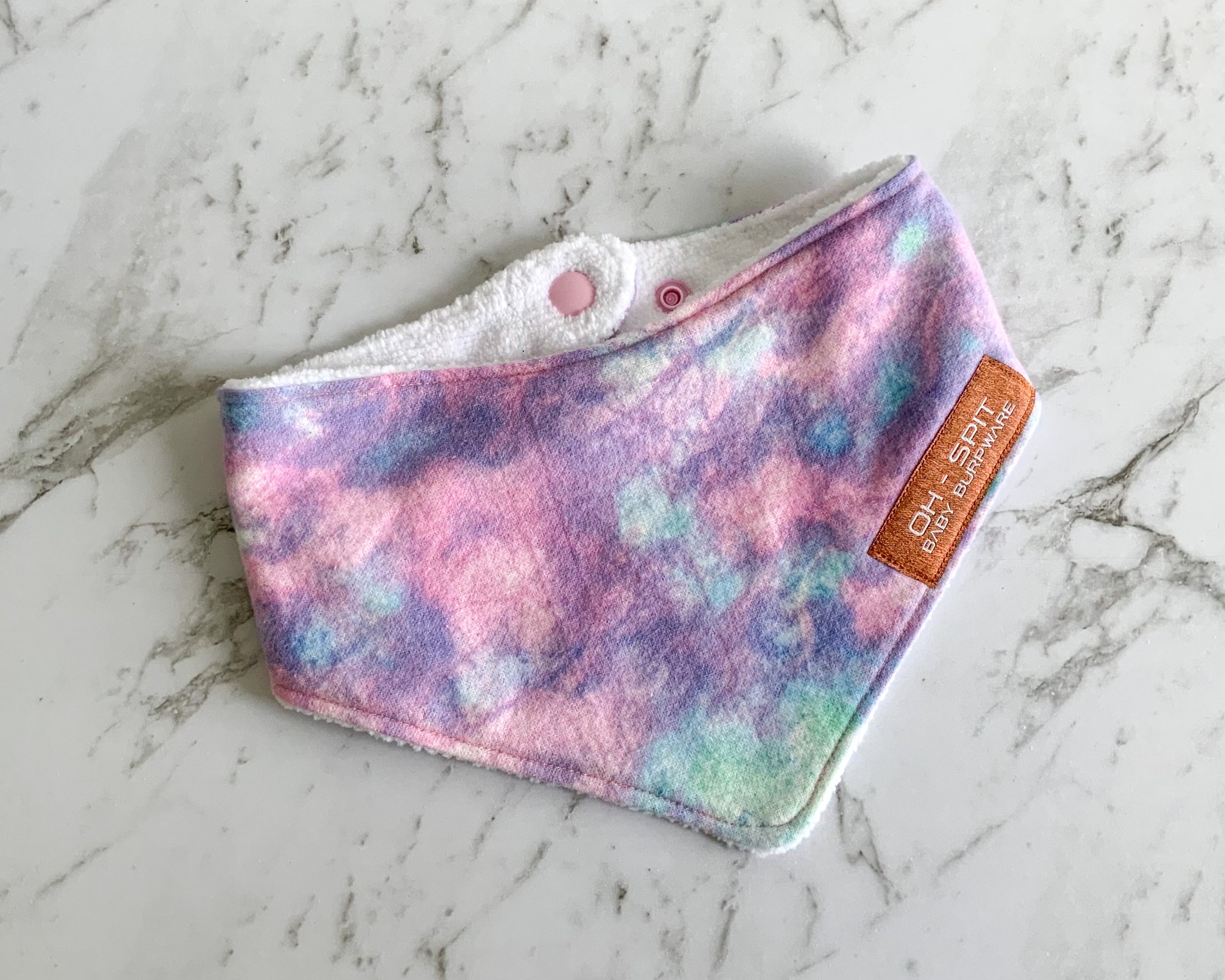 SALE - Velour Towelling Bandana Bib