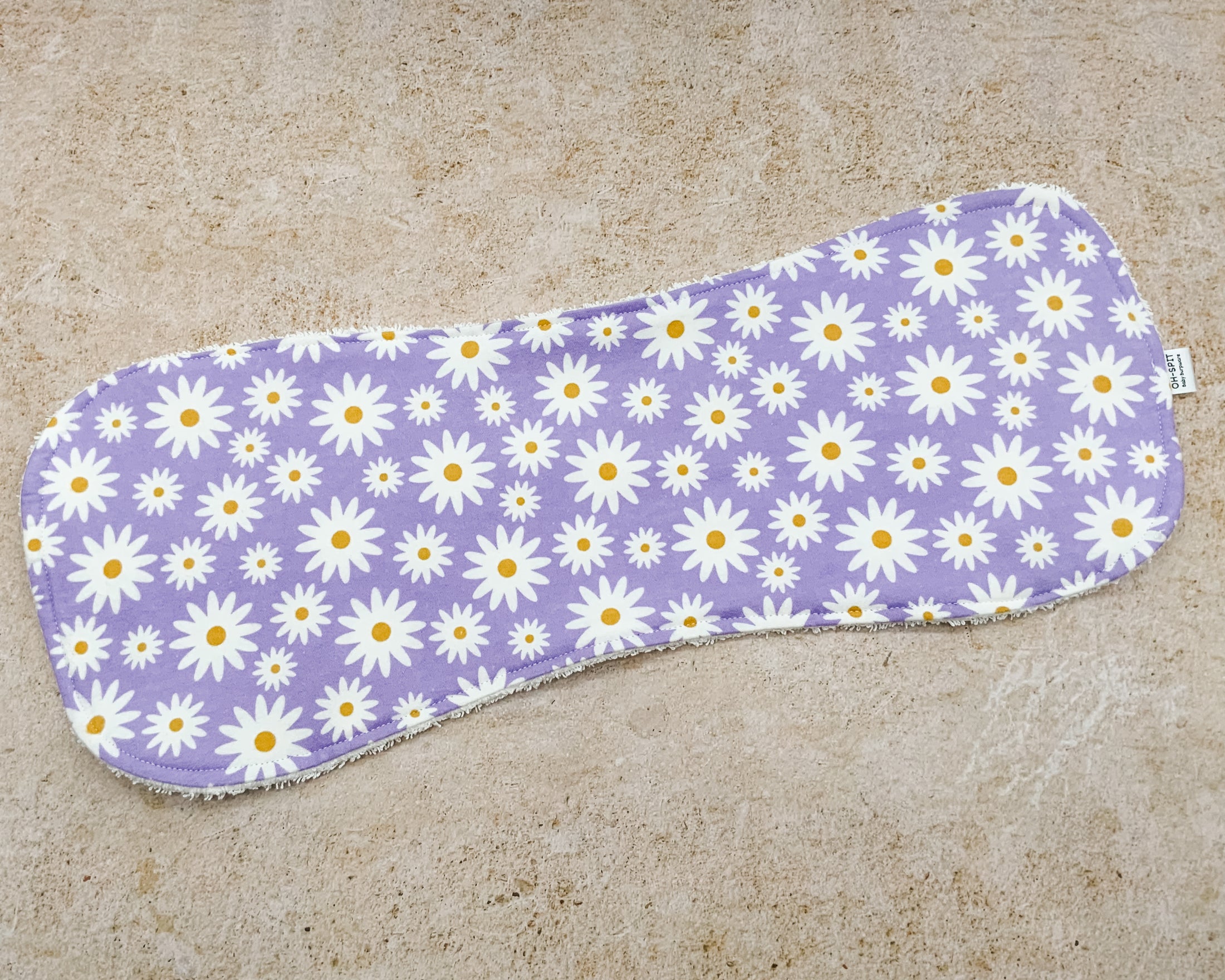 Purple Daisy Days Burp Cloths