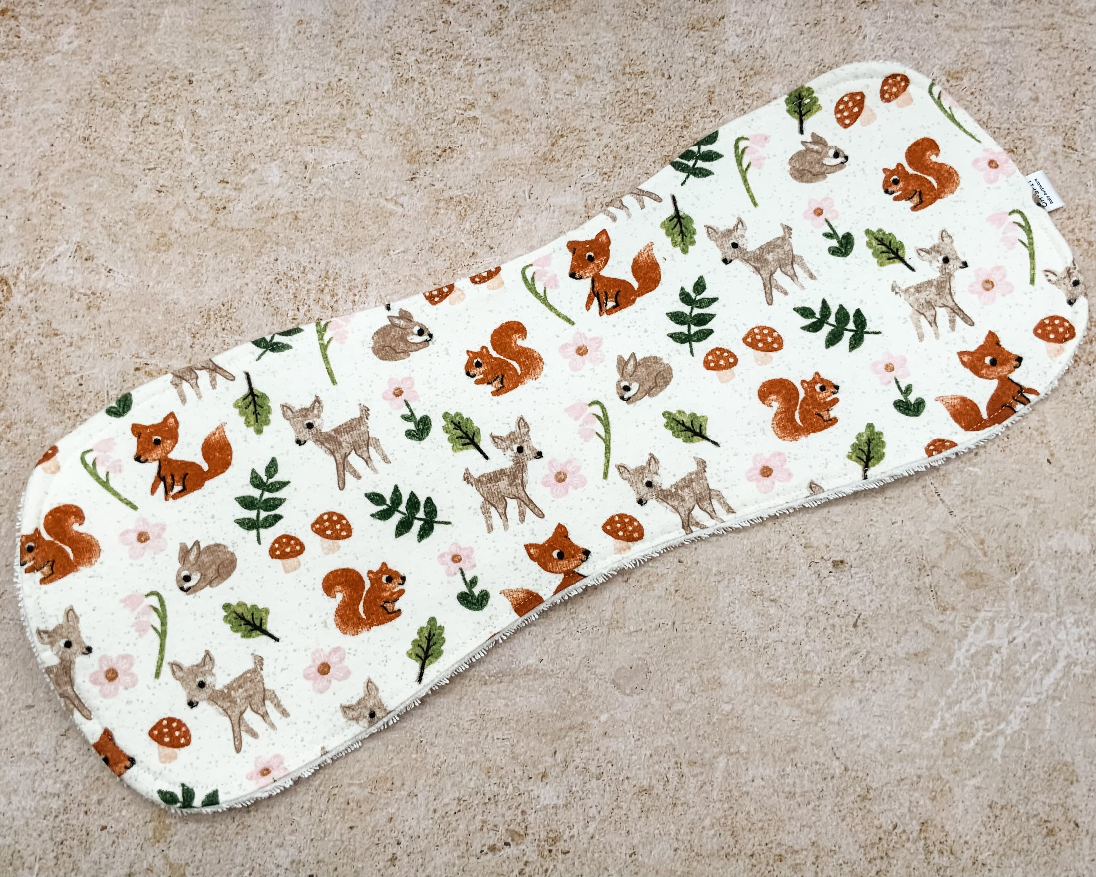 Woodland Friends Burp Cloths