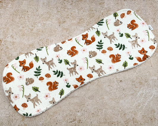 Woodland Friends Burp Cloths