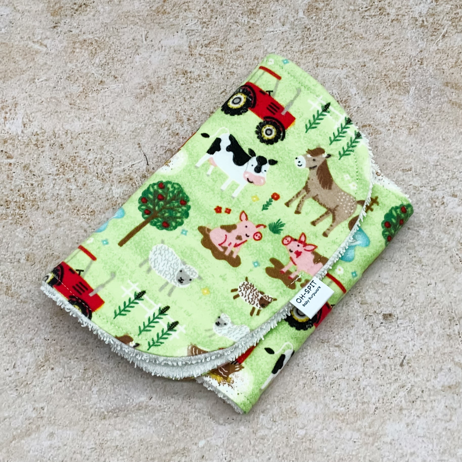 E-I-E-I-O Burp Cloths