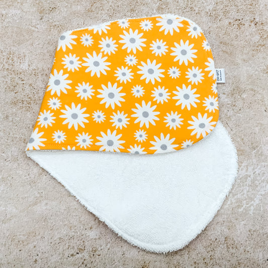 Yellow Daisy Days Burp Cloths