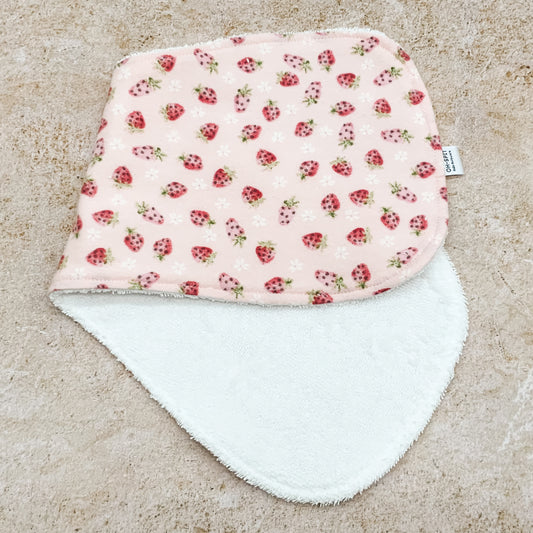 Berry Kiss Burp Cloths