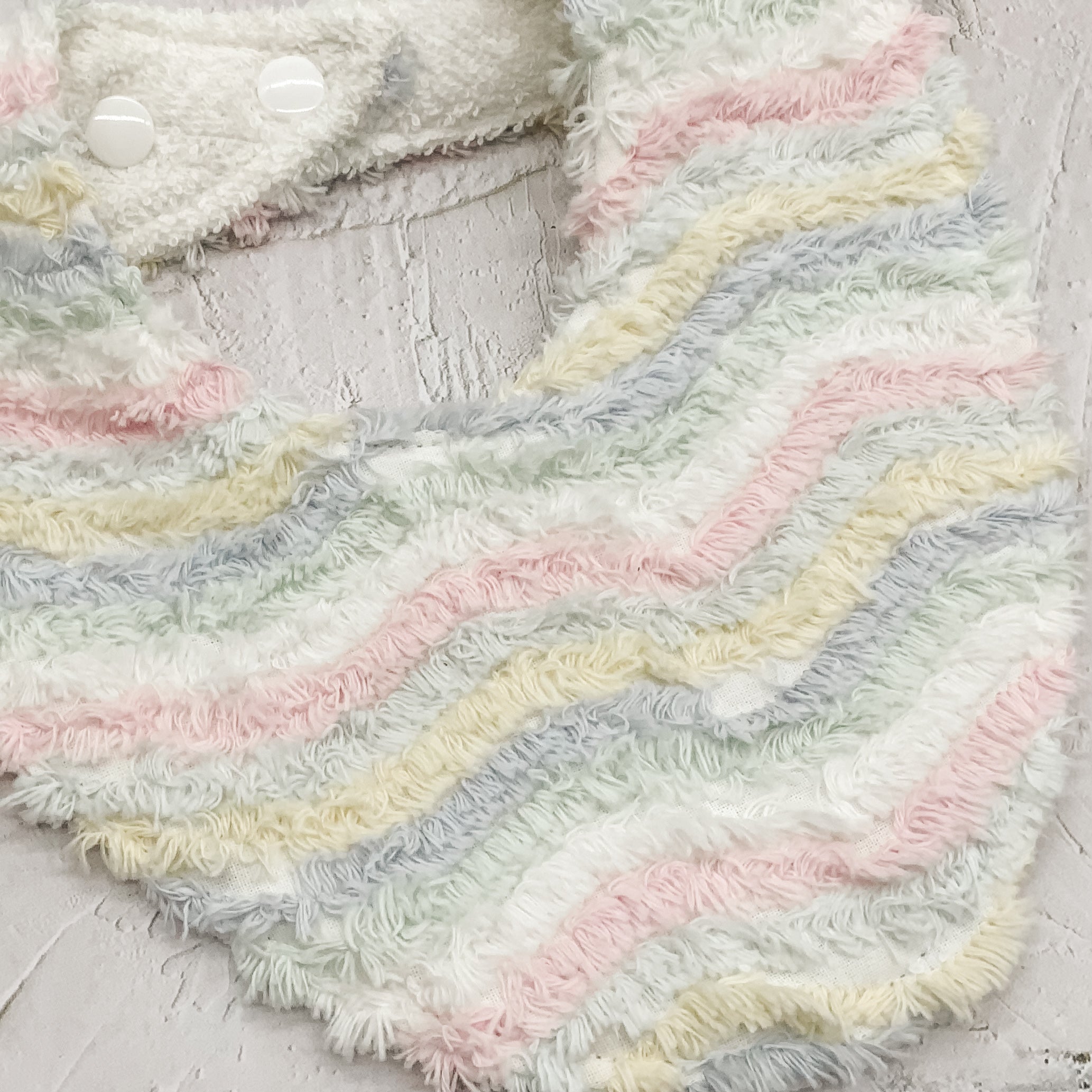 Pastel Waves Signature Bib