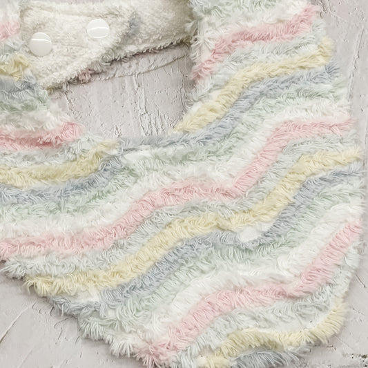Pastel Waves Signature Bib
