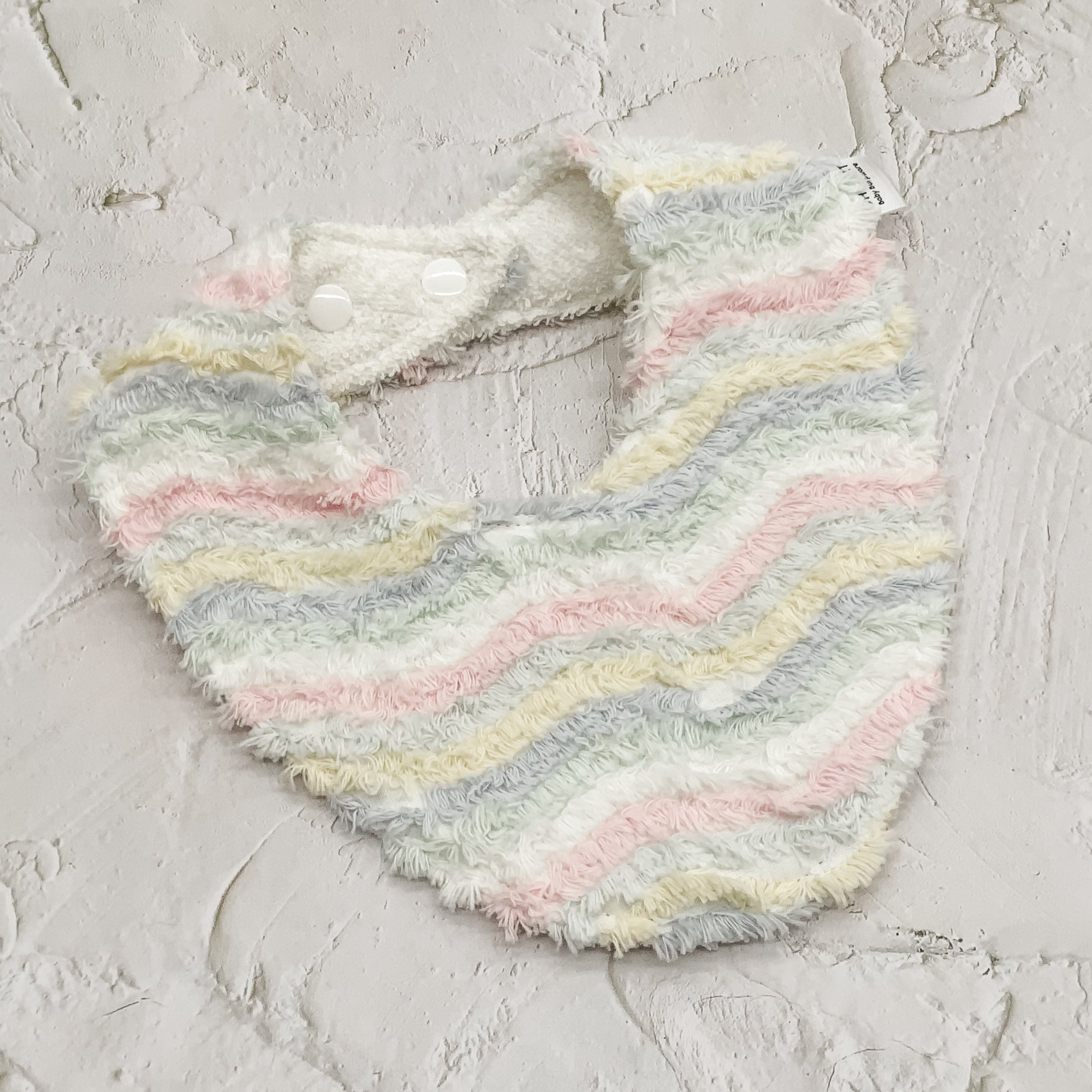 Pastel Waves Signature Bib