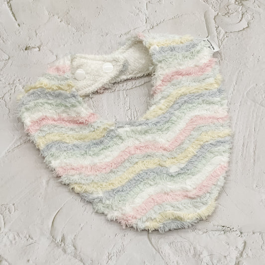 Pastel Waves Signature Bib