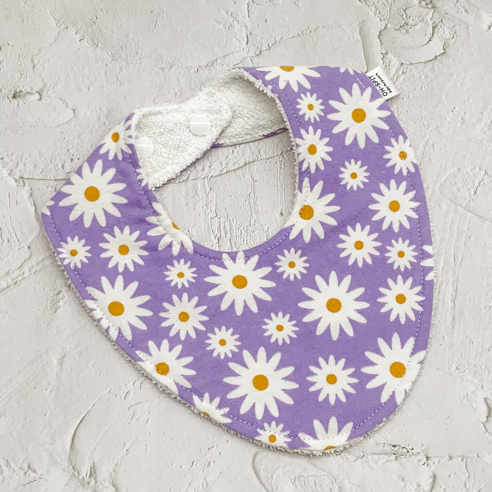 Purple Daisy Days Signature Bib