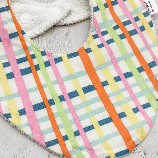 Candy Stripe Signature Bib