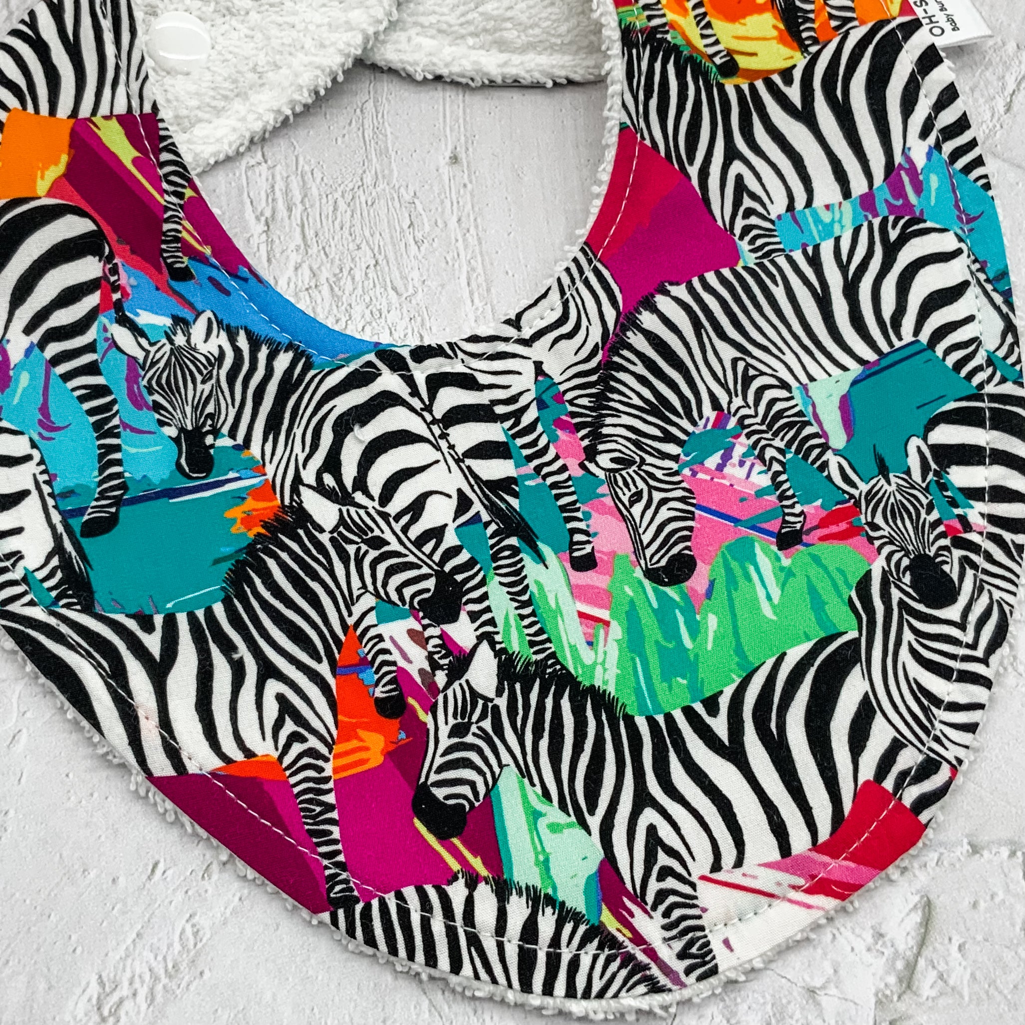 Wild Zebras Signature Bib
