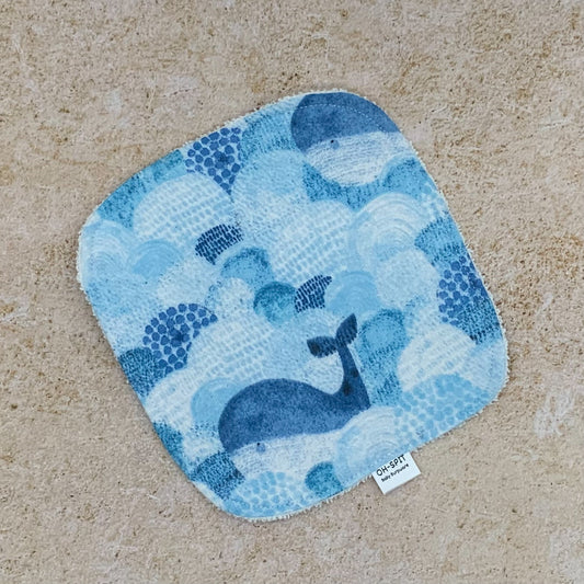 Washcloth - Waves of Whales