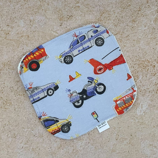Washcloth - Emergency Vehicles