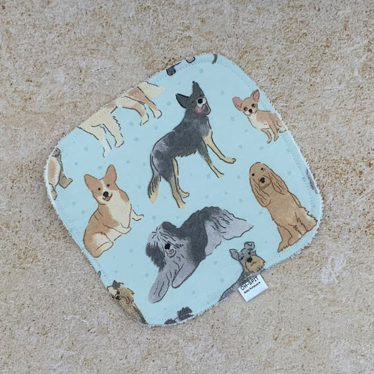 Washcloth - Blue Pooches