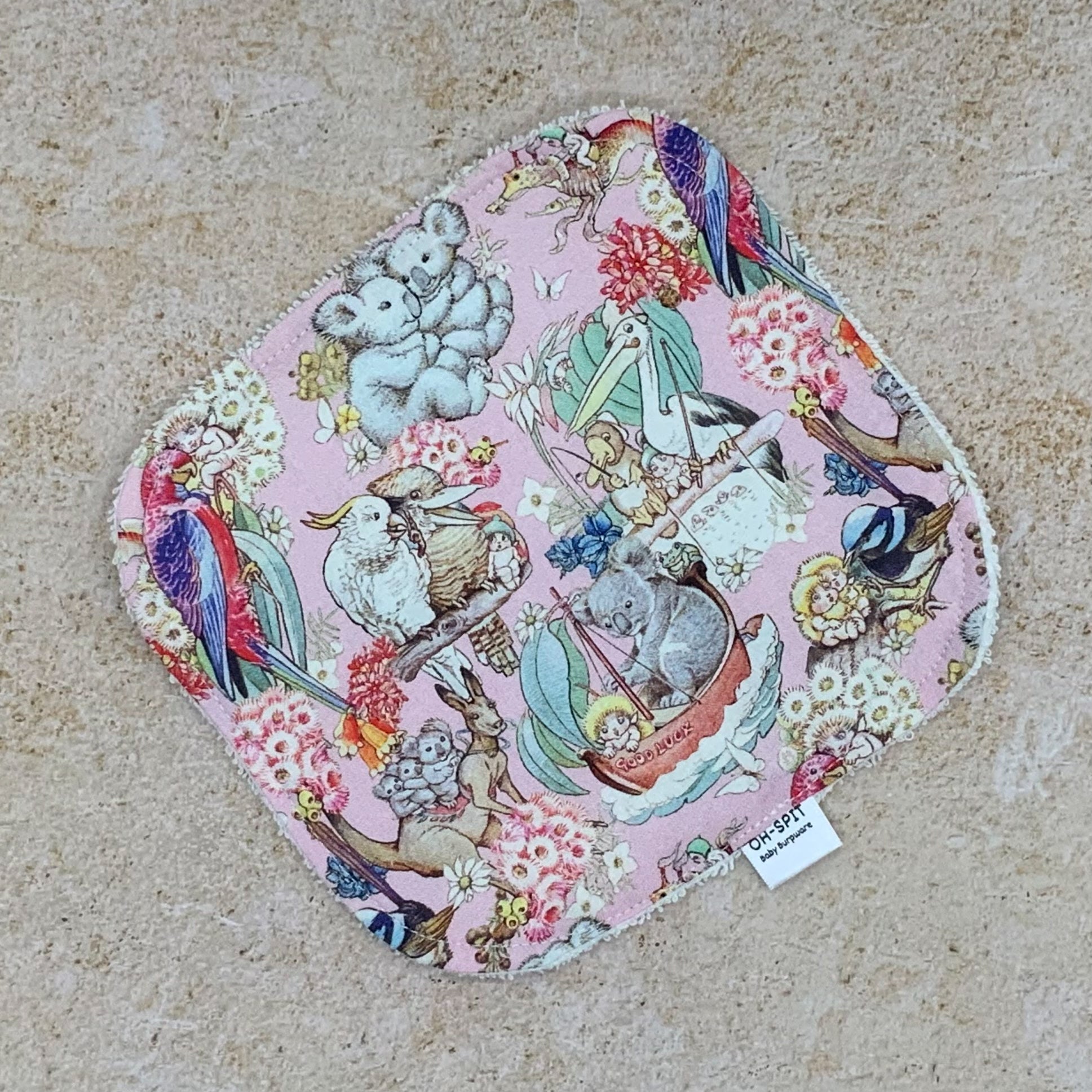 Washcloth - Pink Aussie Gumnut