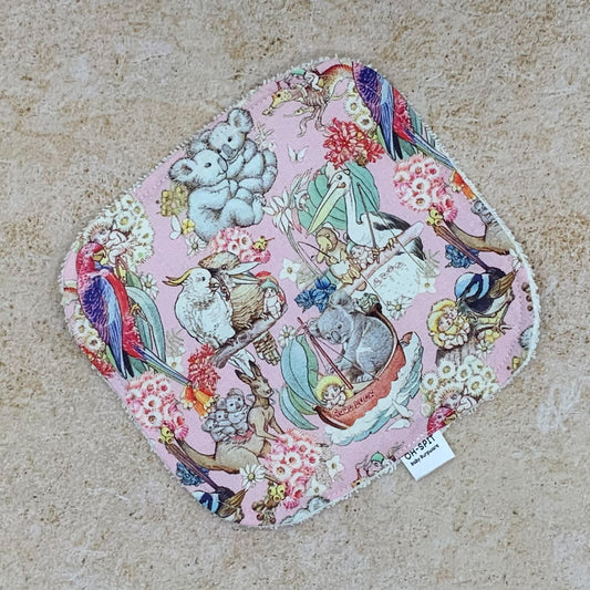 Washcloth - Pink Aussie Gumnut