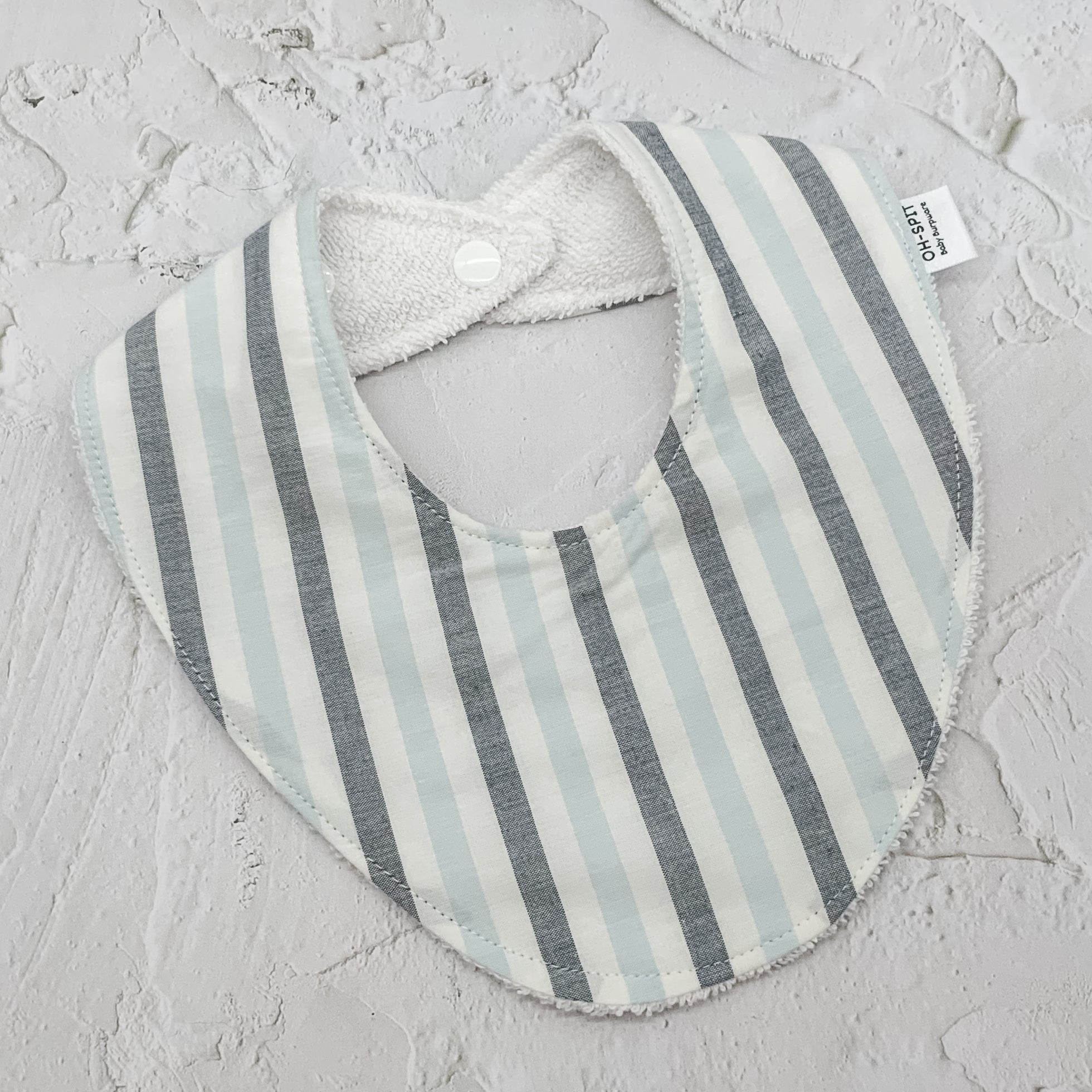 Blue Stripes Signature Bib