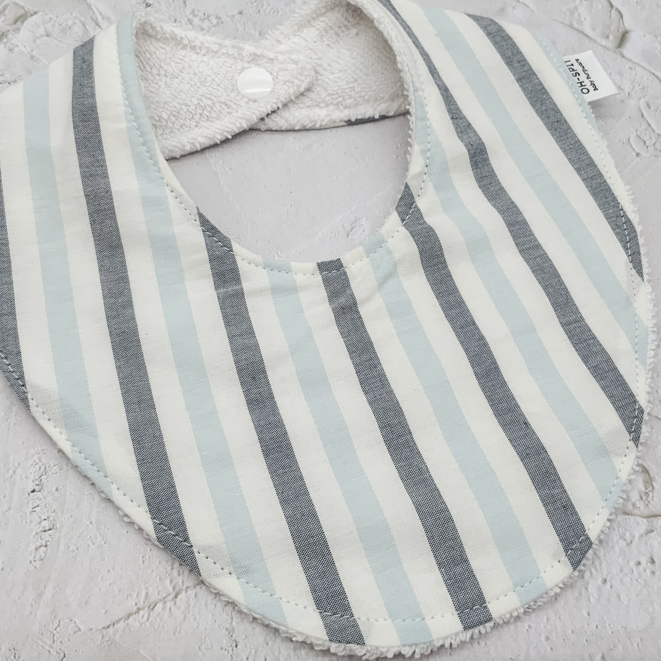 Blue Stripes Signature Bib