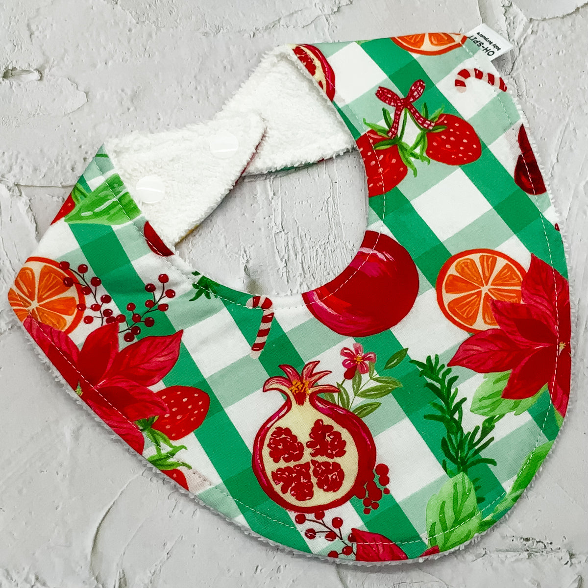 Fruity Christmas Signature Bib