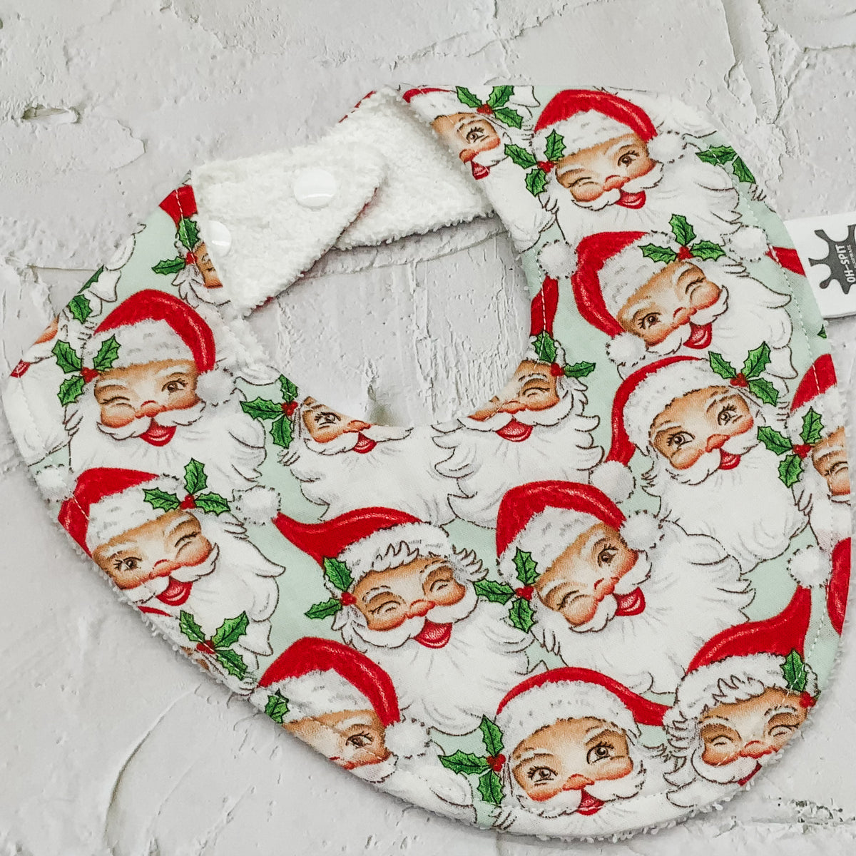 Santa Baby Christmas Signature Bib