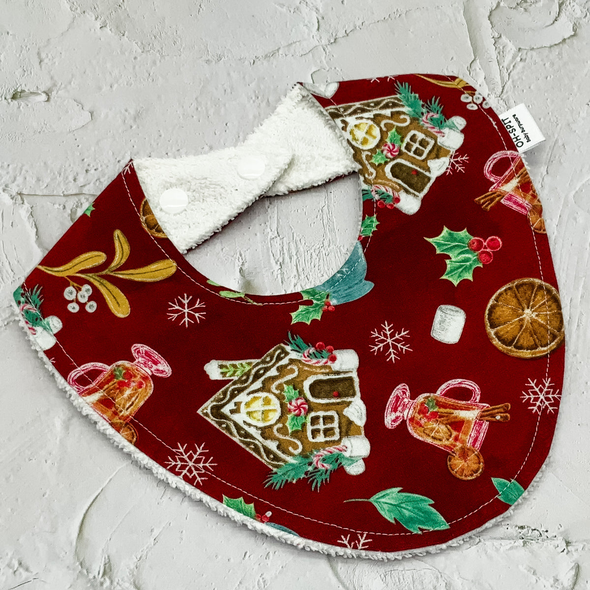 Gingie House Christmas Signature Bib