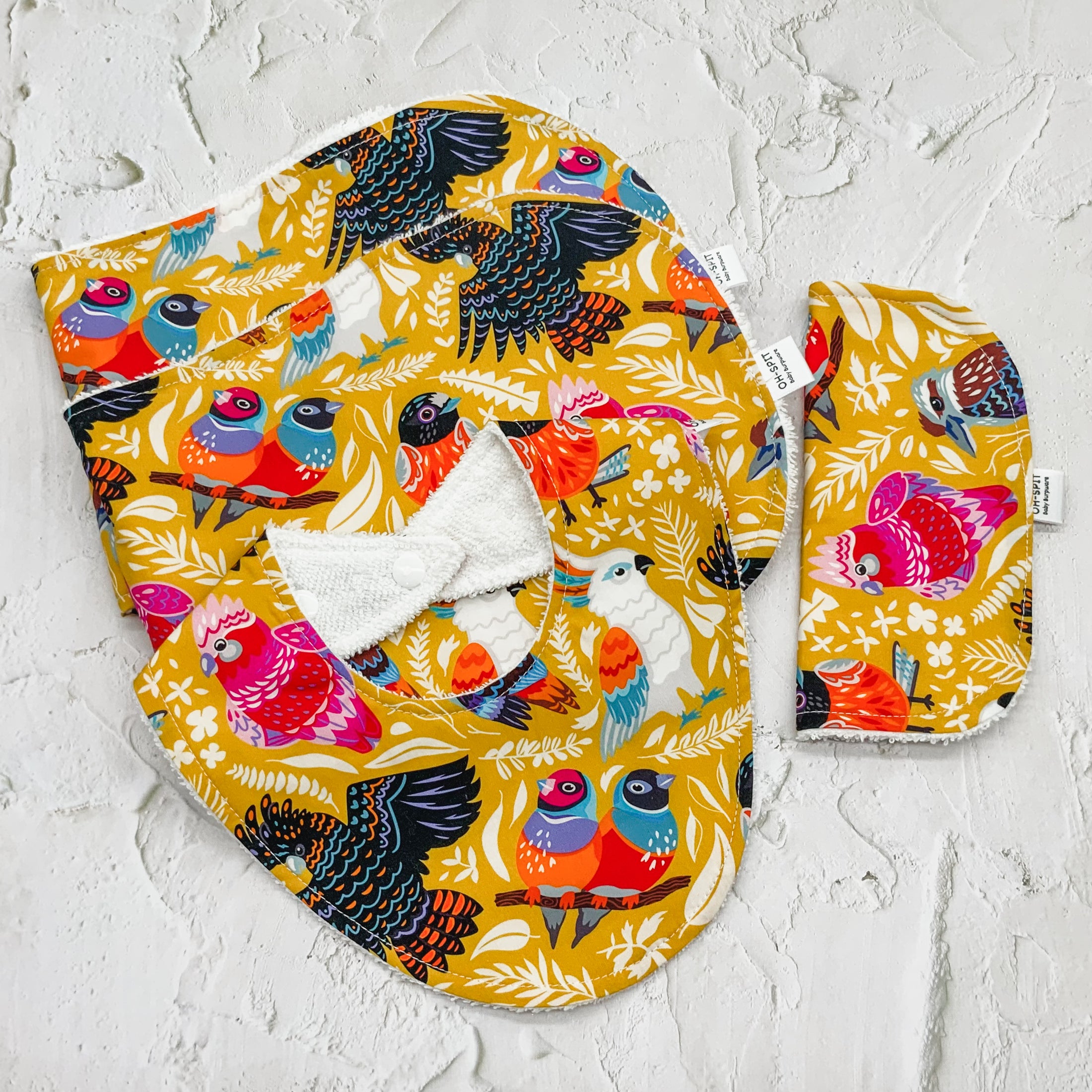 Baby Gift Set - Aussie Birds Yellow