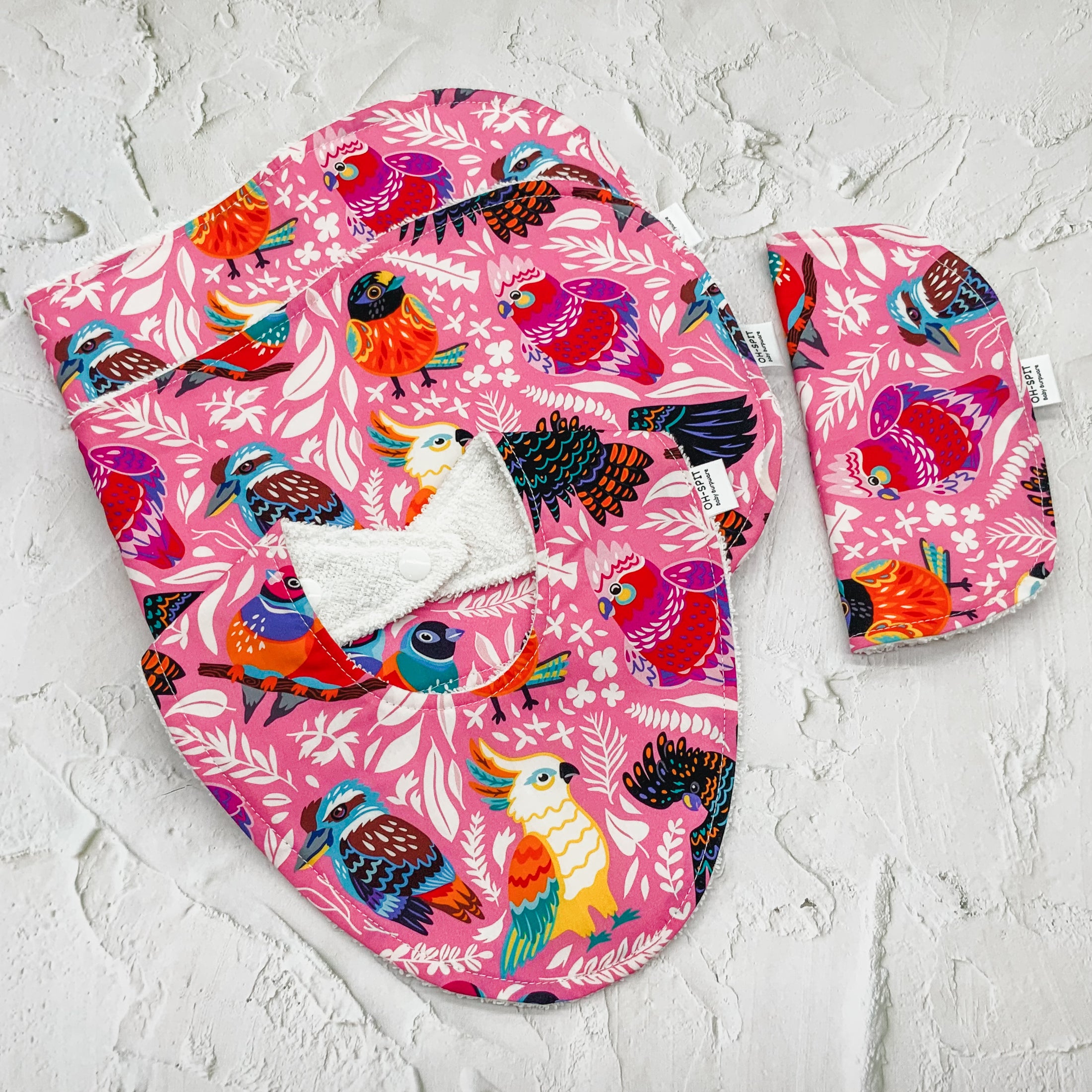 Baby Gift Set - Aussie Birds Pink