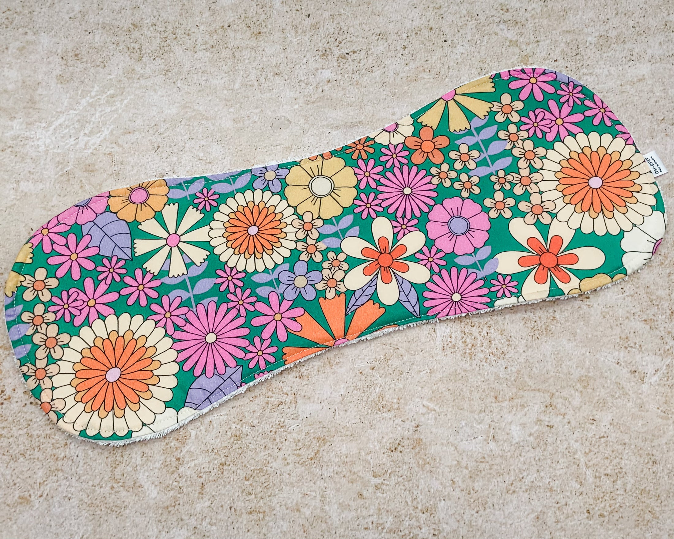 Flower Power Burp Cloths