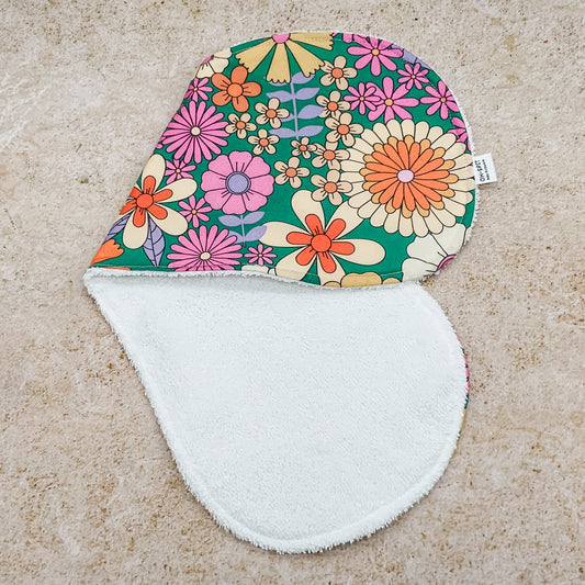 Flower Power Burp Cloths