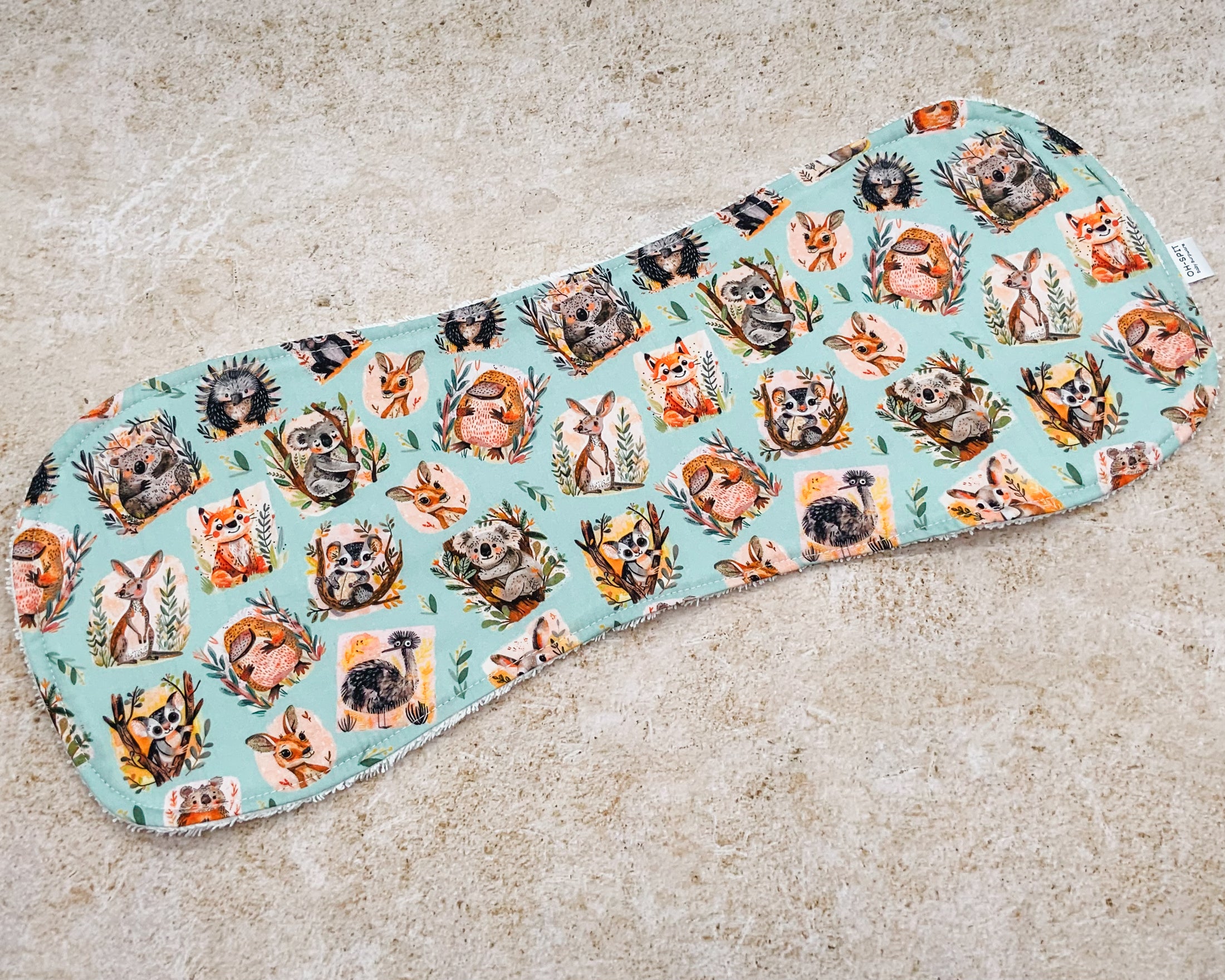 Aussie Friends Burp Cloths