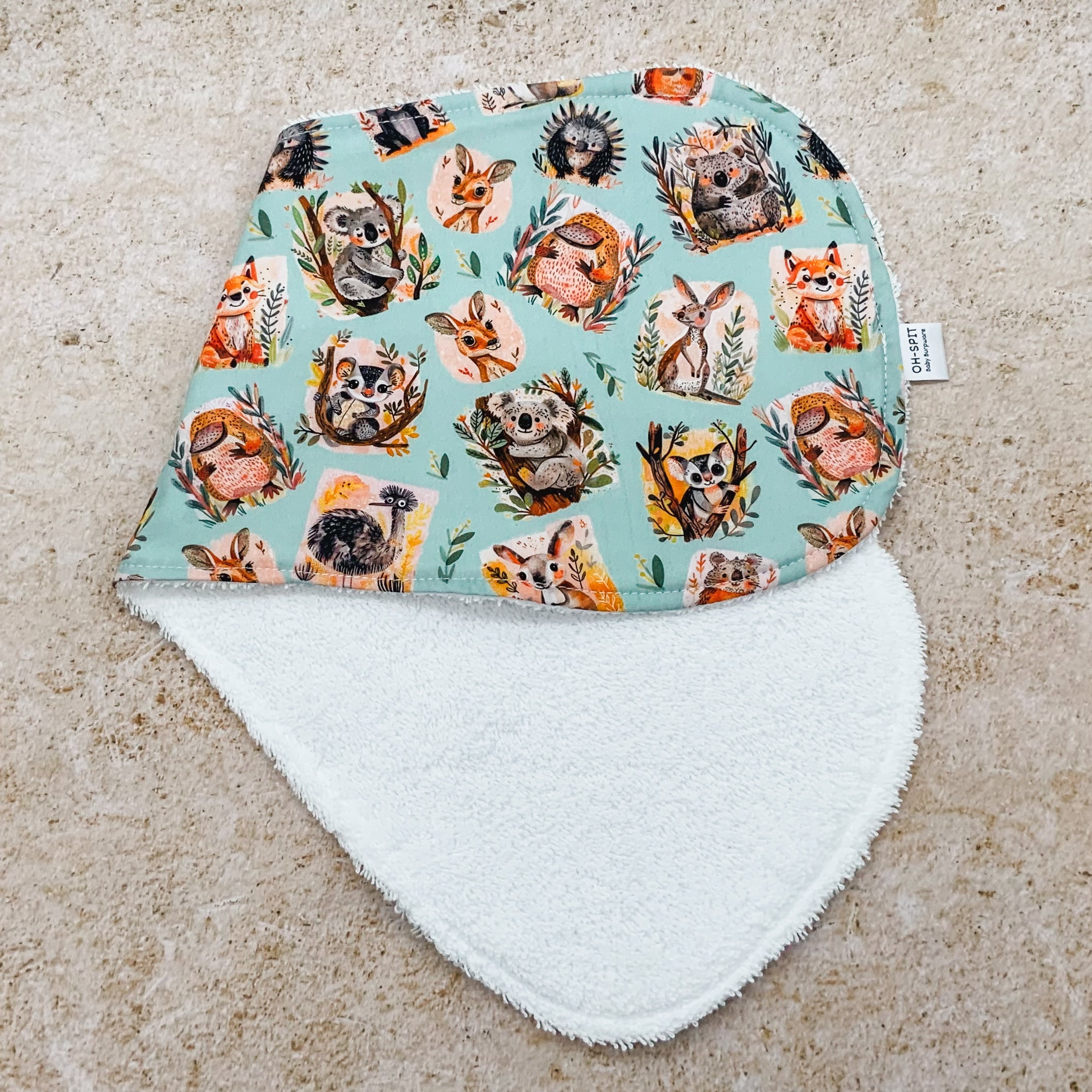 Aussie Friends Burp Cloths