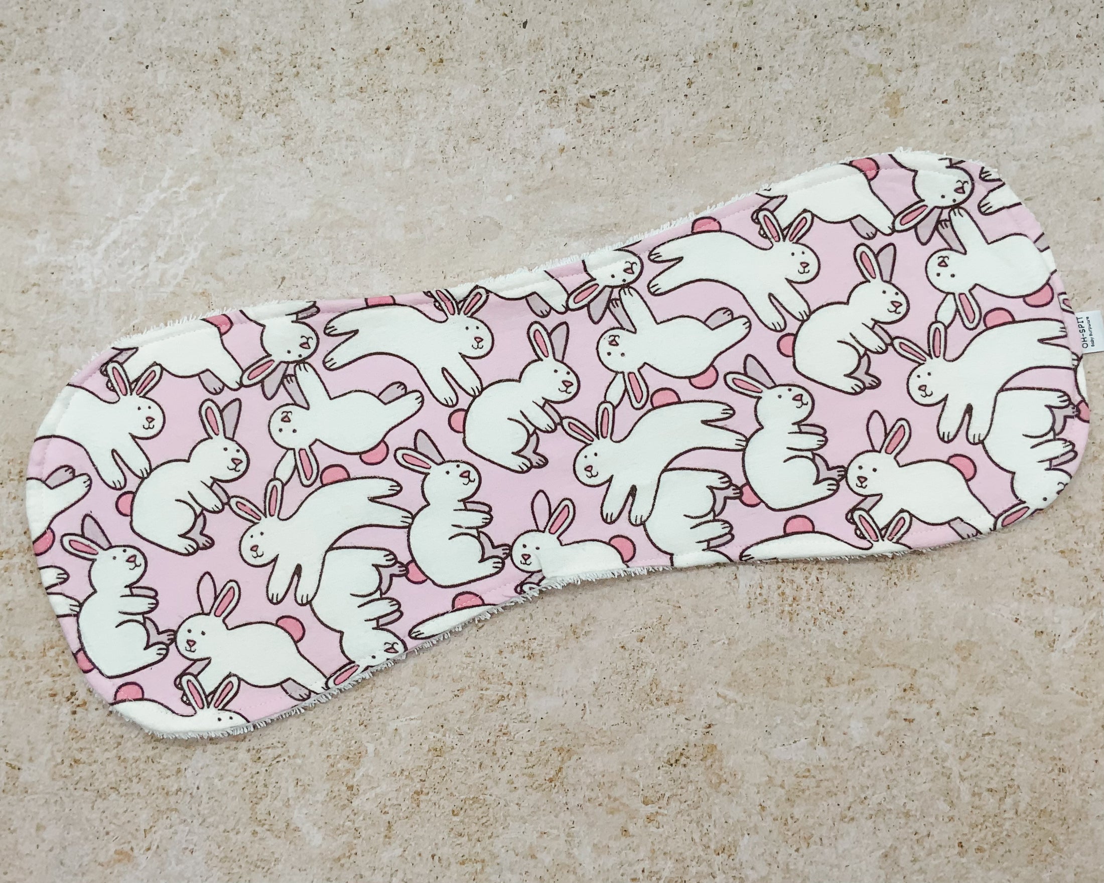 Soft Bouncing Bunnies Burp Cloths
