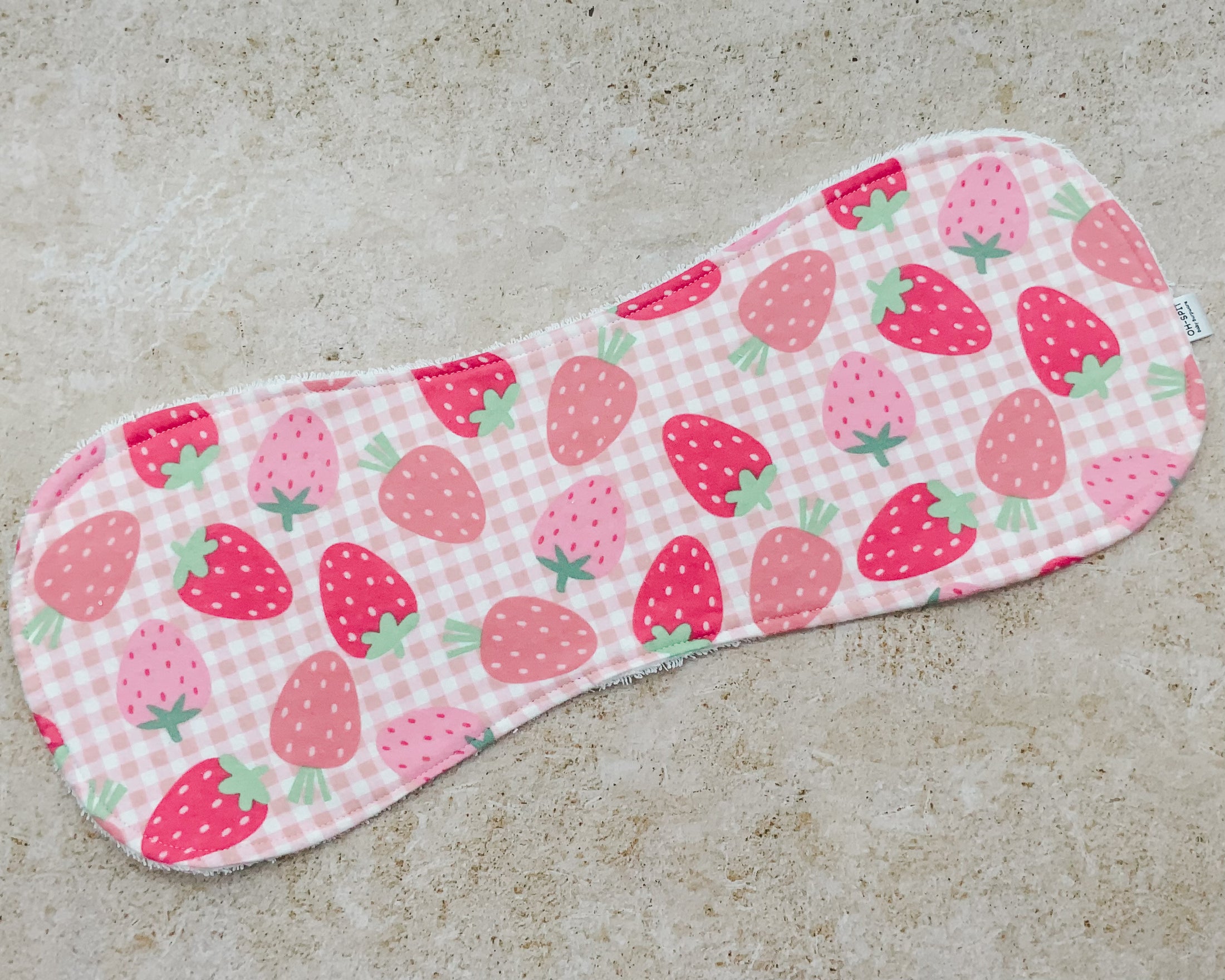Soft Berrylicious Burp Cloths